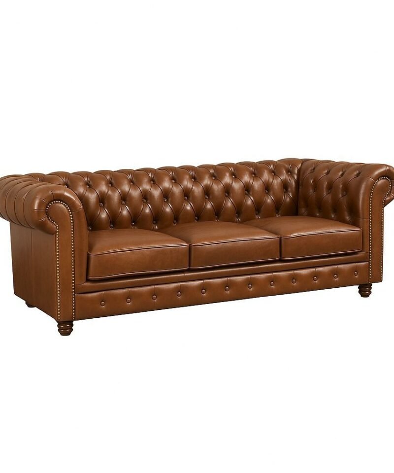 Chester Leather Sofa - Caramel Previous product Next product