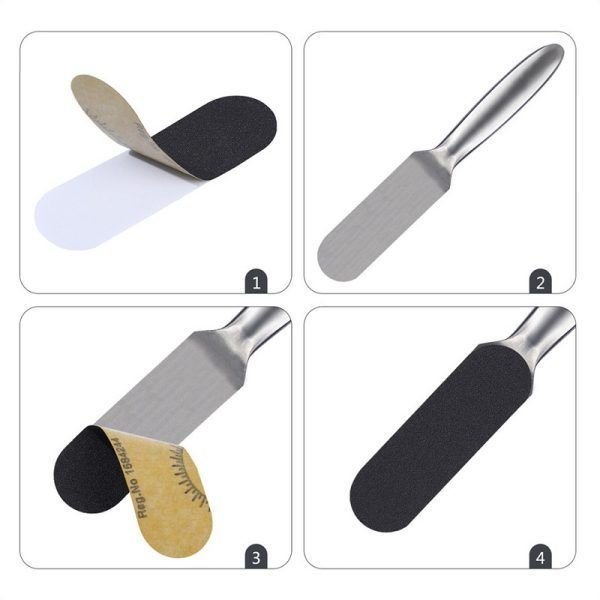 Λίμα ποδιών – DX-C003 – 910358 Barcode: 8520230910358 Weight: 0.5 κ. Κωδικός προϊόντος: 910358Κατηγορίες: Είδη καλλωπισμού & μακιγιάζ, Είδη περιποίησης νυχιών & μακιγιάζ, ΥΓΕΙΑ - ΟΜΟΡΦΙΑ & Fitness Συνδεθείτε για να δείτε τιμές Λίμα ποδιών-ράσπα κατασκευασμένη από ανοξείδωτο ατσάλι με σετ 10 ανταλλακτικά γυαλόχαρτα: 5 τεμάχια 80 grit 5 τεμάχια 150 grit Διαθέτουν αυτοκόλλητο διπλής όψης για την τοποθέτηση. Διαστάσεις: 25×4.5cm