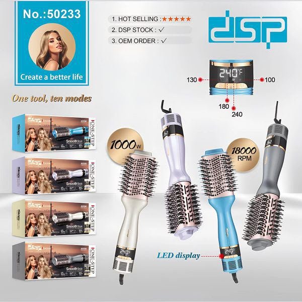 The DSP Salon Hot Air Styler 50233