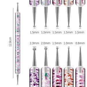 Σετ πινέλα & εργαλεία μανικιούρ Nail Art διπλής όψης – B261 – 5pcs – 910495 Barcode: 8520230910495 Weight: 0.3 κ. Κωδικός προϊόντος: 910495Κατηγορίες: Είδη καλλωπισμού & μακιγιάζ, Είδη περιποίησης νυχιών & μακιγιάζ, ΥΓΕΙΑ - ΟΜΟΡΦΙΑ & Fitness Συνδεθείτε για να δείτε τιμές Σετ πινέλα και εργαλεία μανικιούρ Nail Art 5 τεμαχίων, διπλής όψης, σε εντυπωσιακό, κομψό σχεδιασμό με ανοξείδωτο κάλυμμα κεφαλής.