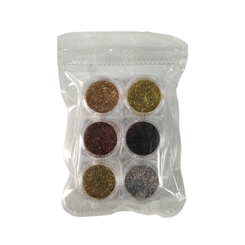Barcode: 8520230910587 Weight: 0.3 κ. Κωδικός προϊόντος: 910587Κατηγορίες: Είδη καλλωπισμού & μακιγιάζ, Είδη περιποίησης νυχιών & μακιγιάζ, ΥΓΕΙΑ - ΟΜΟΡΦΙΑ & Fitness Συνδεθείτε για να δείτε τιμές Σετ Glitter νυχιών Nail Art, 6 διαφορετικών χρωμάτων, σε γήινες και bronze αποχρώσεις.