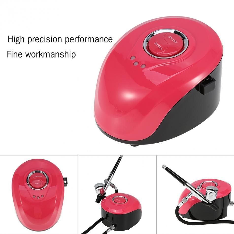 Αερογράφος με συμπιεστή ψεκασμού – Mini Air Paint Compressor – ASG002 – 100018 - Image 2